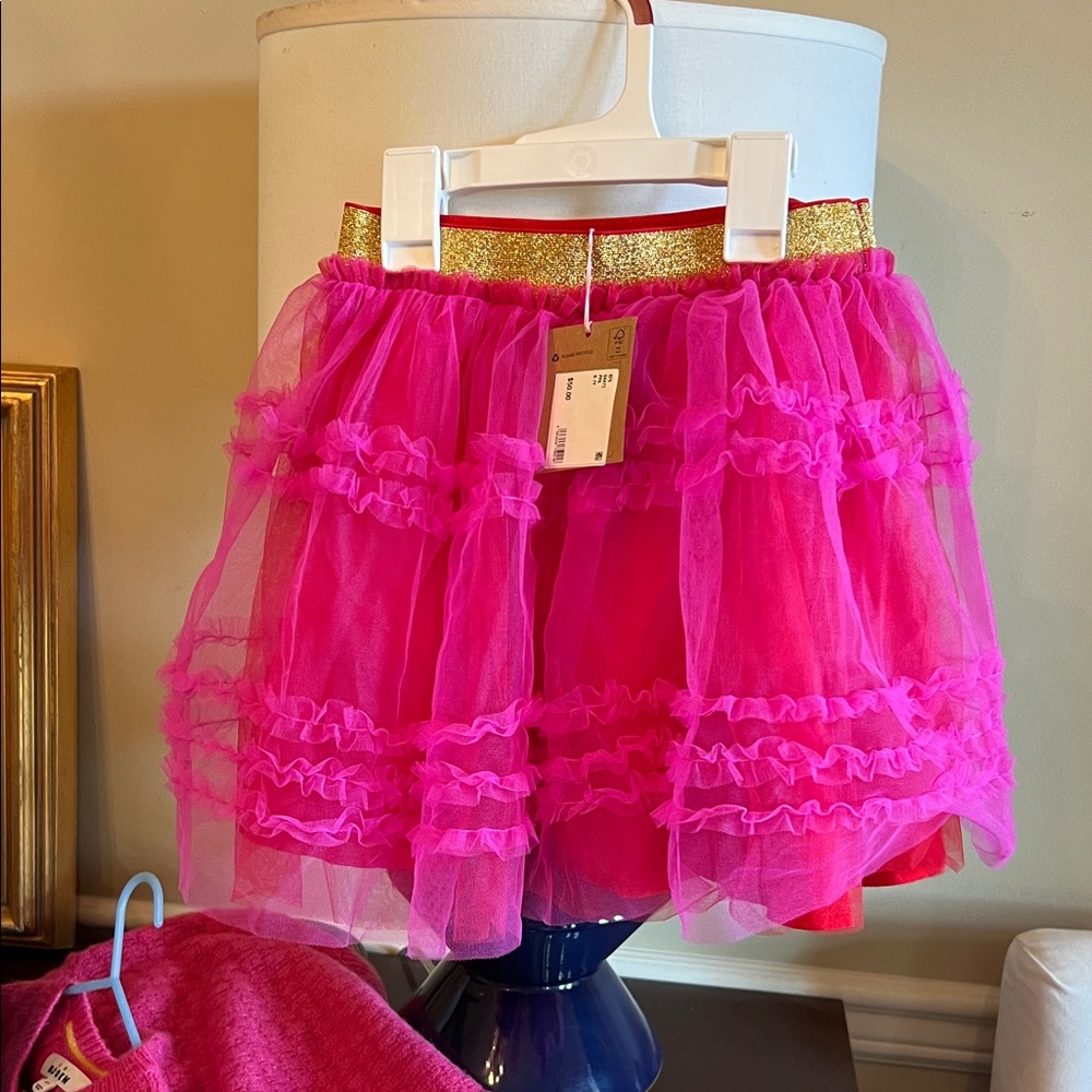 Mini Boden Pink and Gold Kids Matching Set - Picture 3 of 3